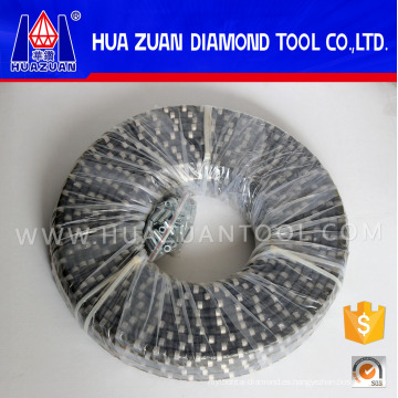 Sierra de alambre de diamante de 7.2-11.5 mm para máquina de aserrado